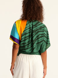 MESSINA wrap kimono top