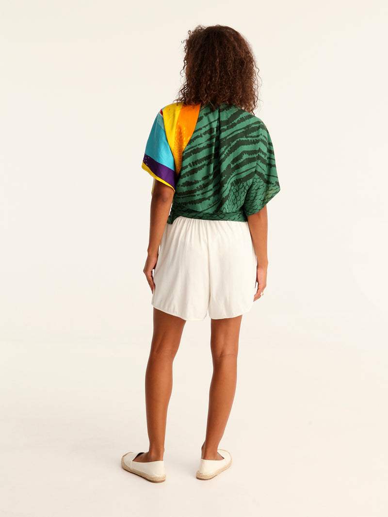 MESSINA wrap kimono top