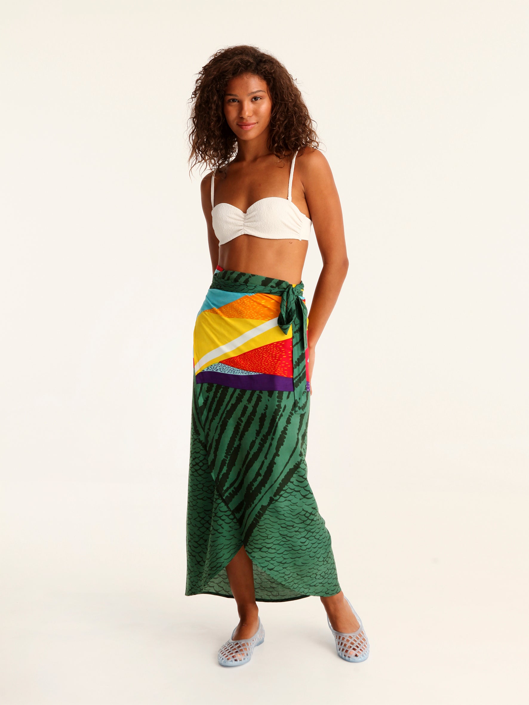 MESSINA wrap skirt