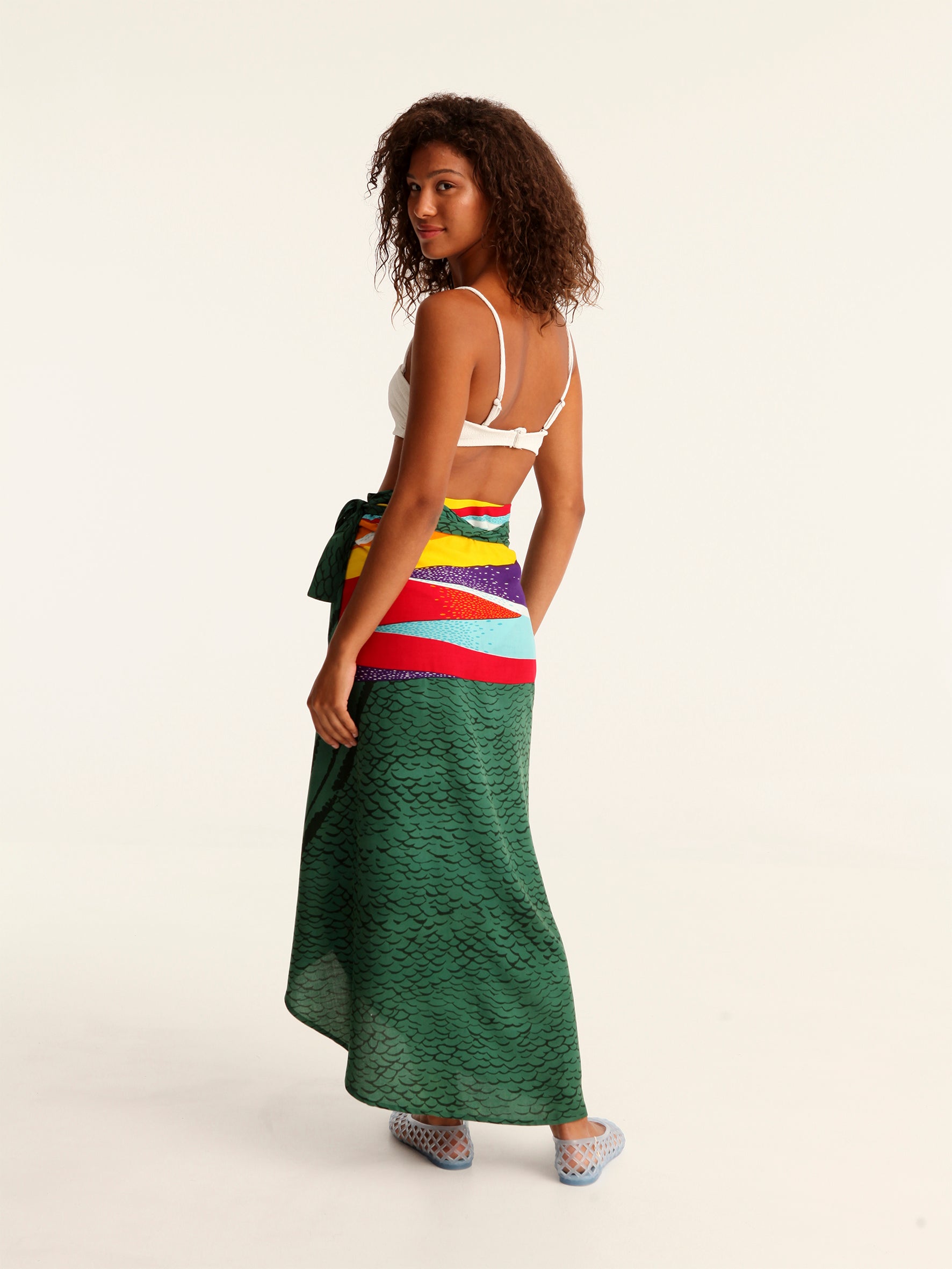 MESSINA wrap skirt