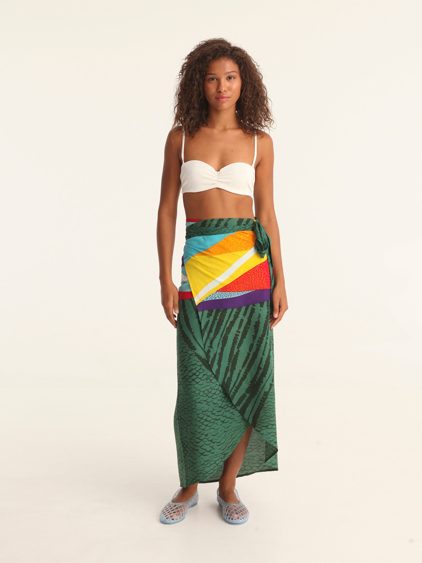 MESSINA wrap skirt