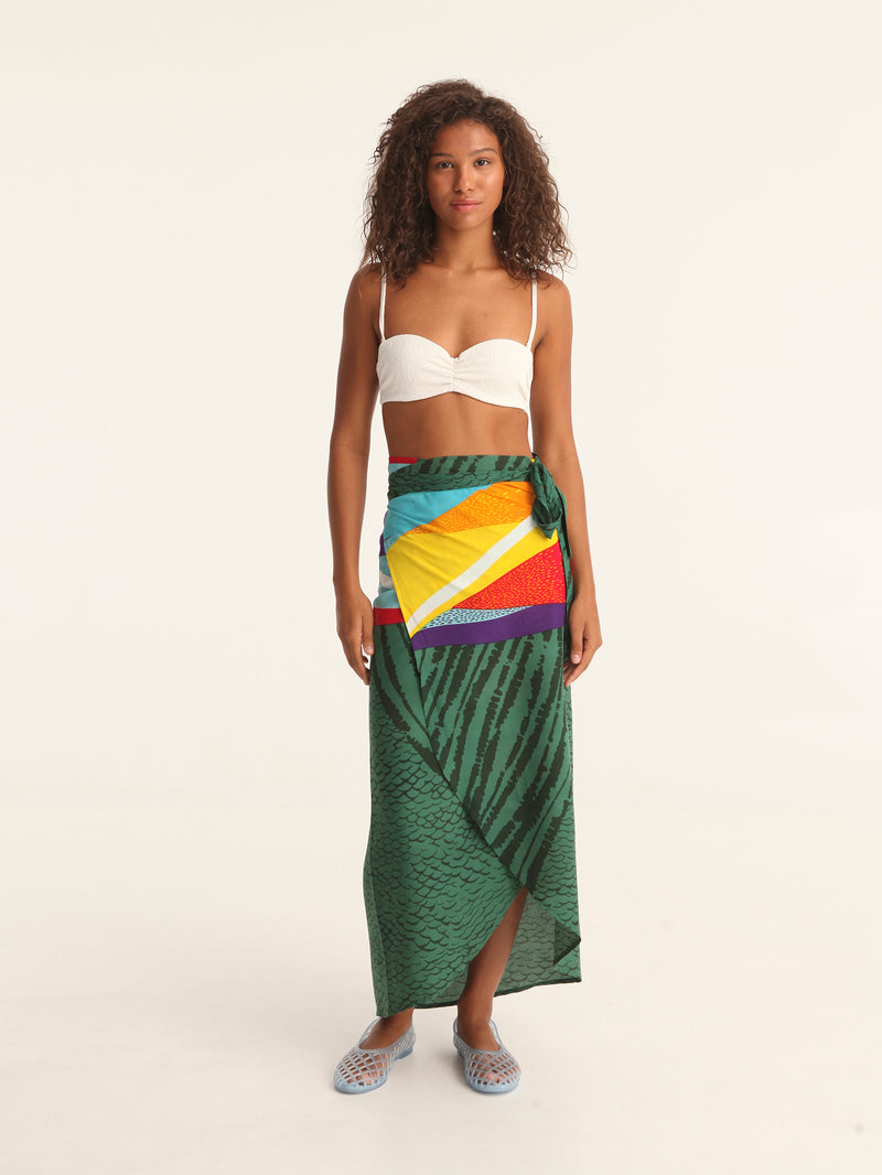 MESSINA wrap skirt