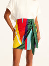 MESSINA mini wrap skirt