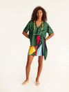 MESSINA mini wrap skirt