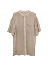 NET BEIGE mao men shirt