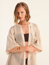 NET BEIGE mao men shirt