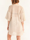 NET BEIGE mao men shirt