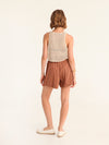 NET BEIGE cropped top