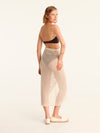 NET BEIGE wrap skirt