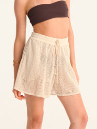 NET BEIGE shorts
