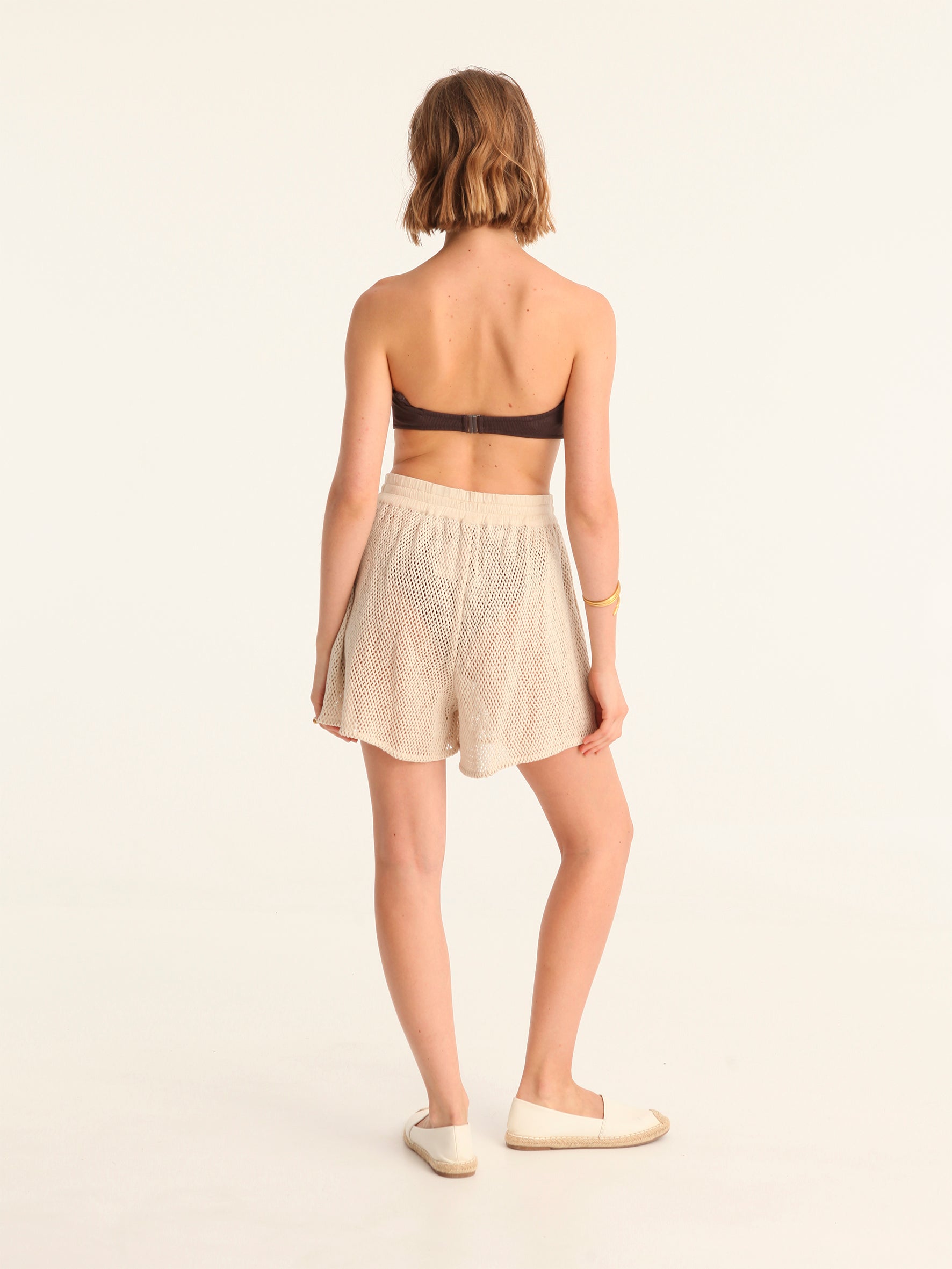 NET BEIGE shorts