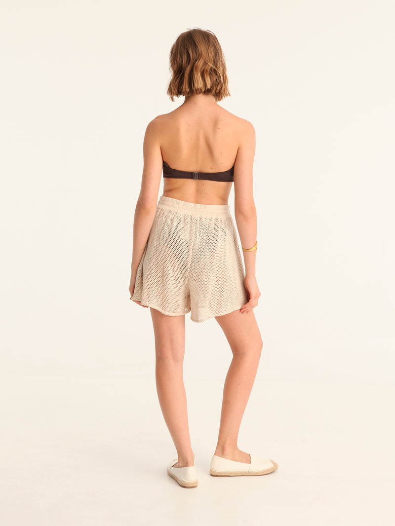 NET BEIGE shorts