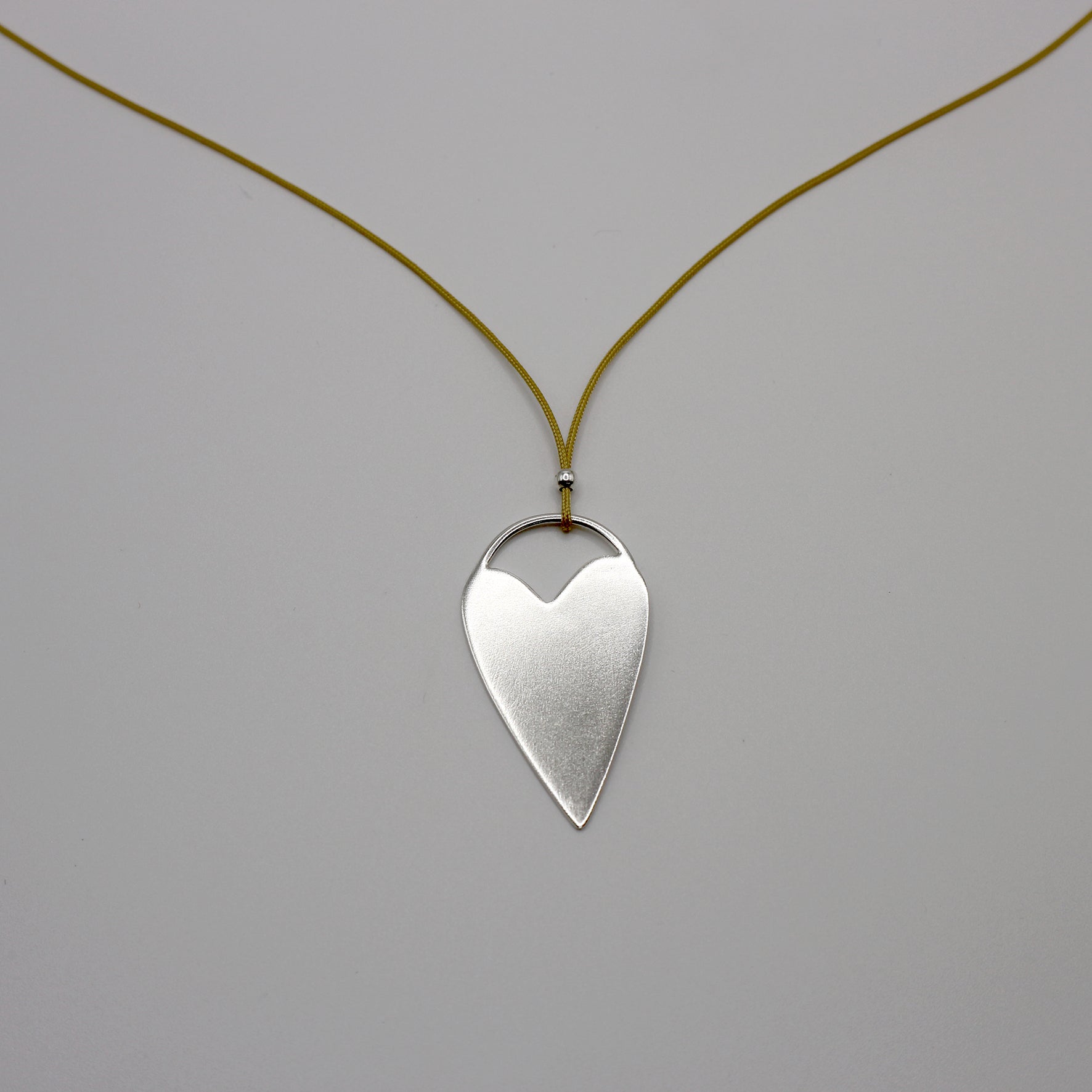 HAPPY HEART necklace - sterling silver