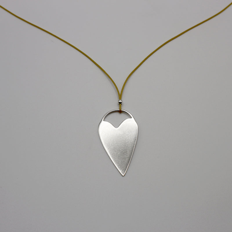 HAPPY HEART necklace - sterling silver