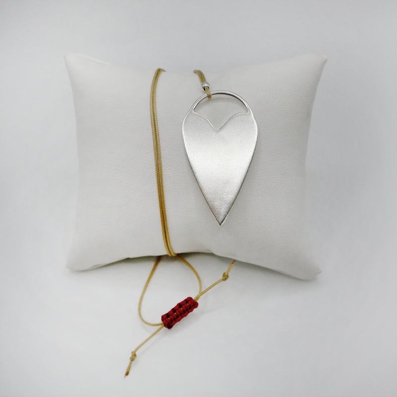 HAPPY HEART necklace - sterling silver