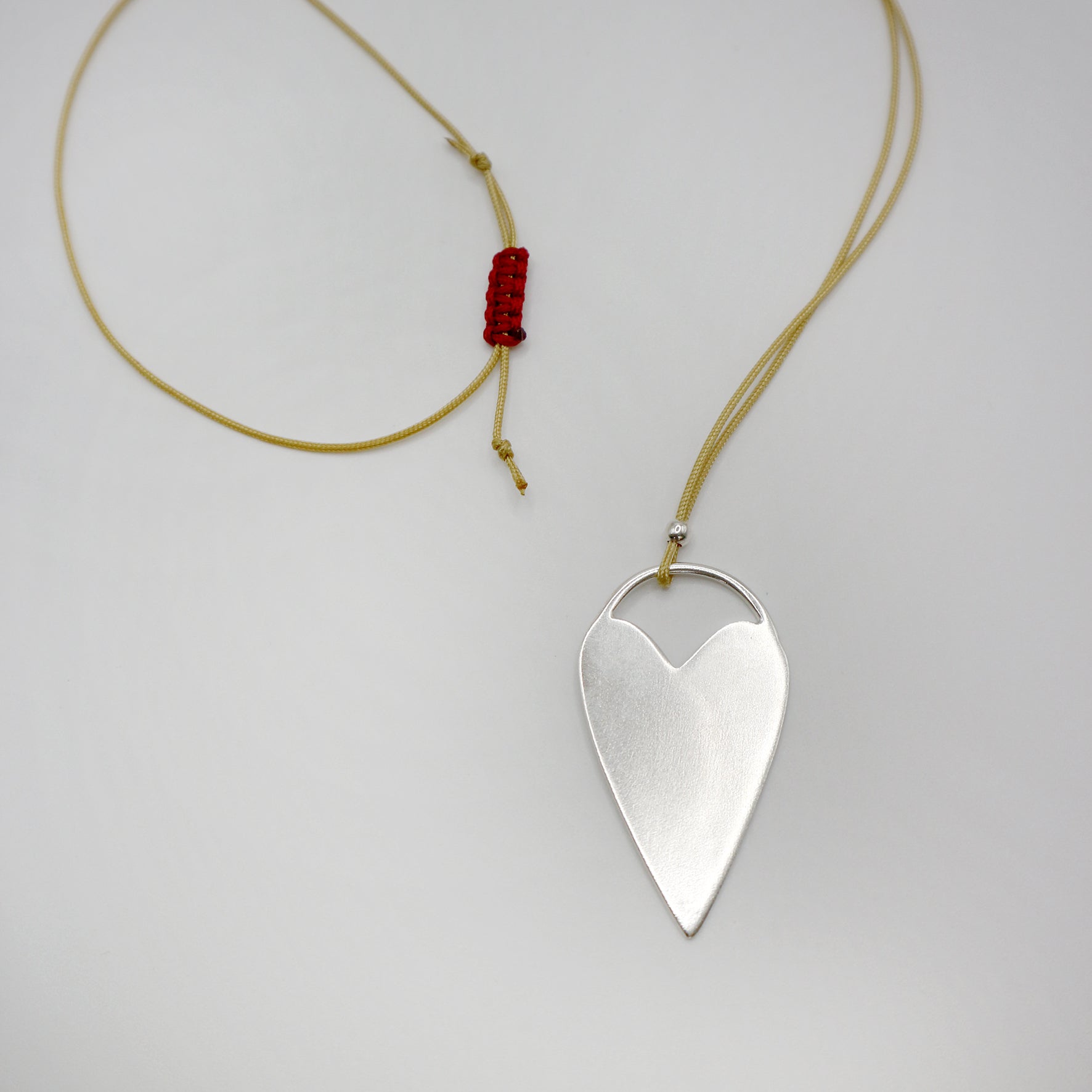 HAPPY HEART necklace - sterling silver