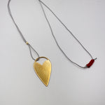 HAPPY HEART necklace - gold plated sterling silver