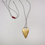 HAPPY HEART necklace - gold plated sterling silver