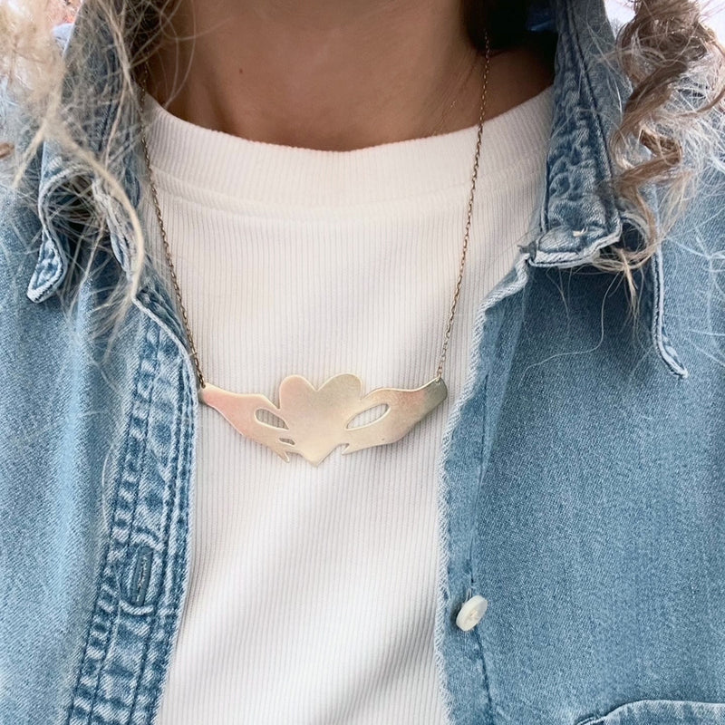 SHARING necklace - sterling silver