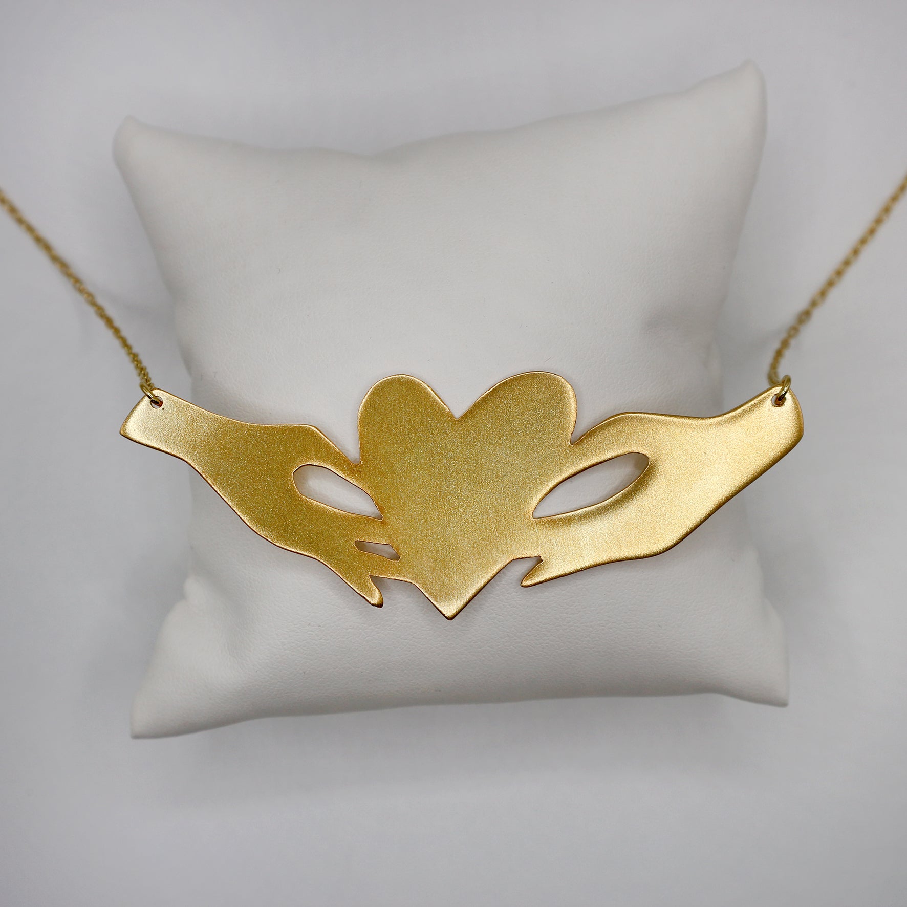 SHARING necklace - gold plated sterling silver