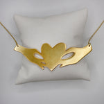 SHARING necklace - gold plated sterling silver