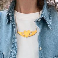 SHARING necklace - gold plated sterling silver