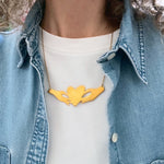 SHARING necklace - gold plated sterling silver