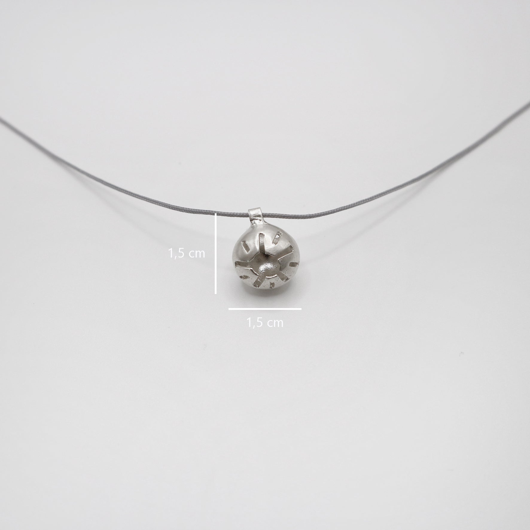 SUNNY BUBBLE necklace - sterling silver - * unique and one of a kind *
