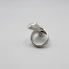 RIB TWIST ring - sterling silver