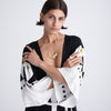RIB NEFELI ring - gold plated sterling silver