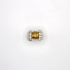 RIB BILIA ring - partly gold plated sterling silver