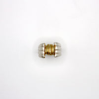 RIB BILIA ring - partly gold plated sterling silver