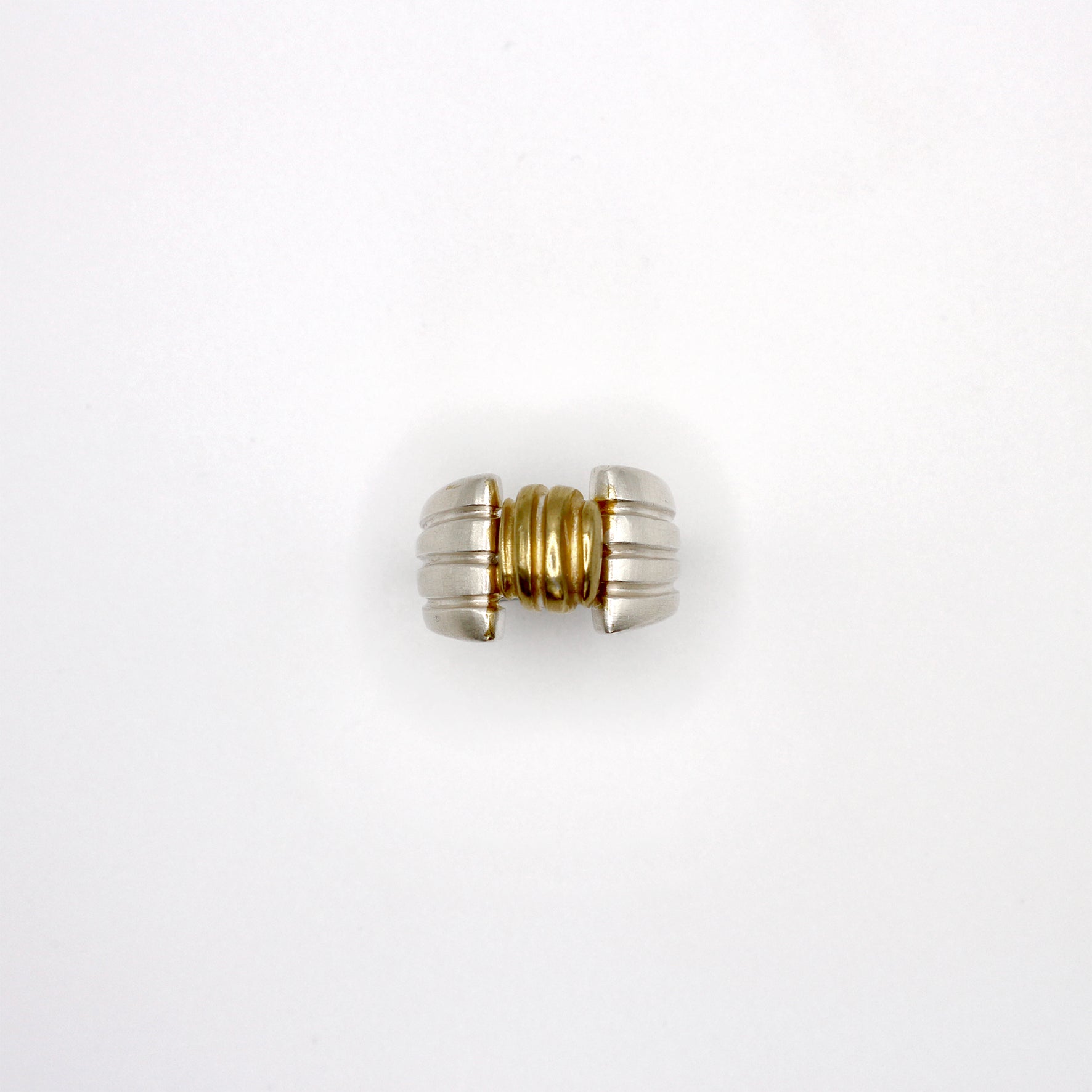 RIB BILIA ring - partly gold plated sterling silver