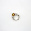 RIB BILIA ring - partly gold plated sterling silver