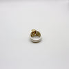 RIB BILIA ring - partly gold plated sterling silver