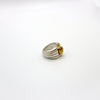 RIB BILIA ring - partly gold plated sterling silver