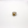 RIB BILIA ring - partly gold plated sterling silver