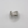 RIB FLAT ring - sterling silver