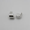 RIB HOOKS earrings - sterling silver