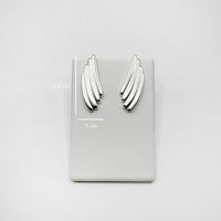 RIB WINGS earrings - sterling silver