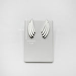 RIB WINGS earrings - sterling silver