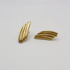 RIB WINGS earrings - gold plated sterling silver