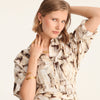 RIB WINGS earrings - gold plated sterling silver