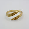 RIB WING bracelet - gold plated sterling silver