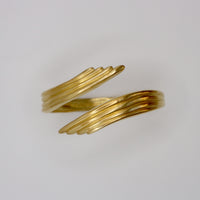 RIB WING bracelet - gold plated sterling silver
