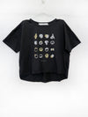 RINGS cropped t-shirt
