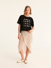 RINGS cropped t-shirt