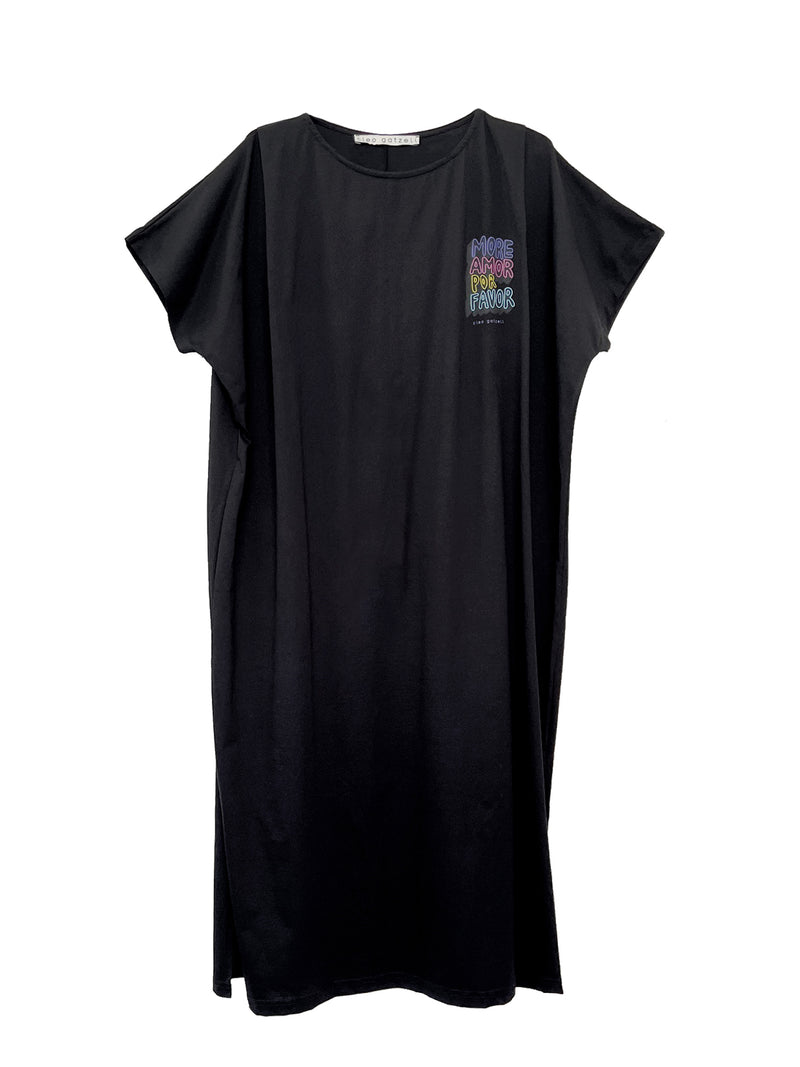 MORE AMOR POR FAVOR loose belted dress