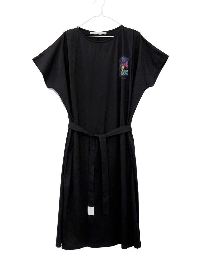 MORE AMOR POR FAVOR loose belted dress