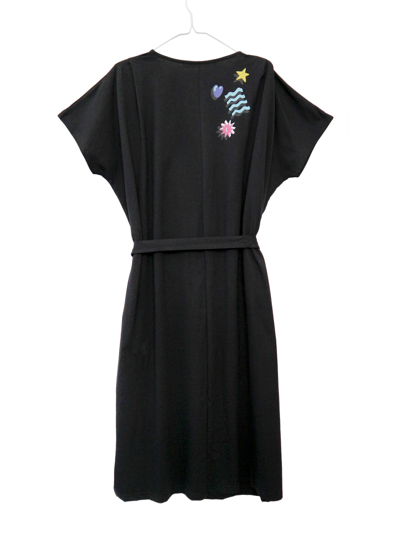 MORE AMOR POR FAVOR loose belted dress